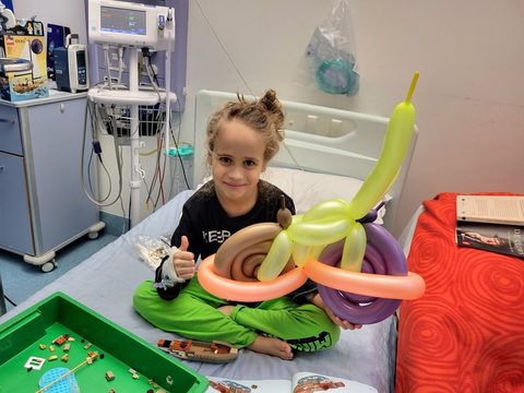 Magic show at Southampton University Hospital