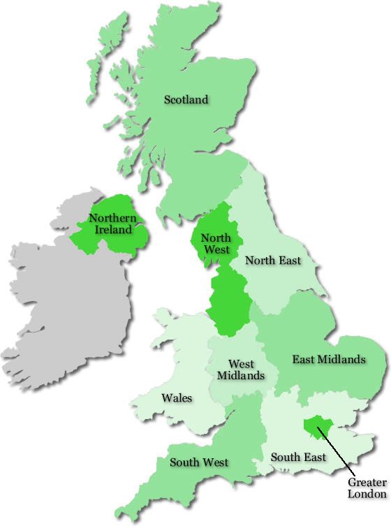Pod hospitals across the U.K. - tap to see the list